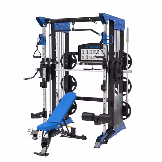 Multifunctional Smith Machine Fitness Power Rack Body Building Home Gym Equipment