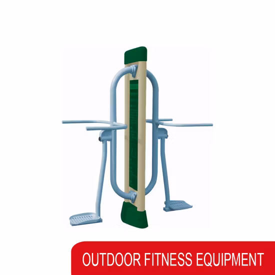 Attrezzatura per fitness all'aperto zincata con twist stepper Wd-010490