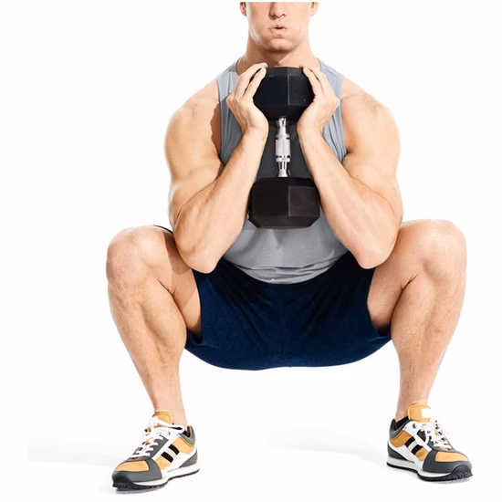 Manubri in solido acciaio fuso rivestiti in gomma con pesi esagonali per lo sviluppo muscolare, allenamento completo del corpo, palestra a casa