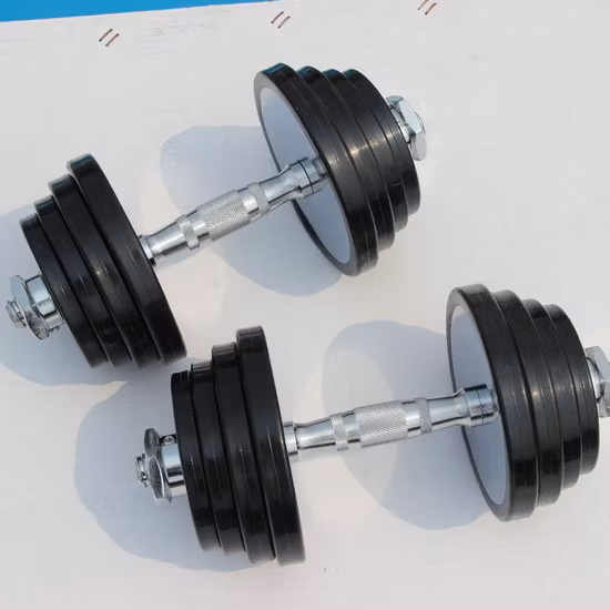 Manubri da palestra per allenamento forza fitness commerciale fornitore cinese con pesi liberi