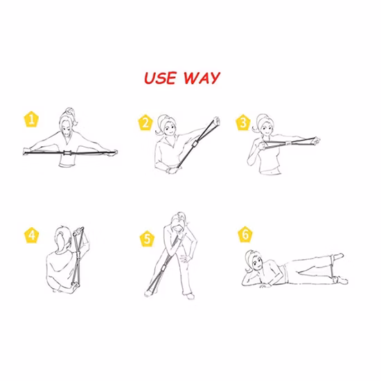 Corda elastica di resistenza per allenamento Rally Fitness Corda da trazione in silicone per dimagrimento del corpo